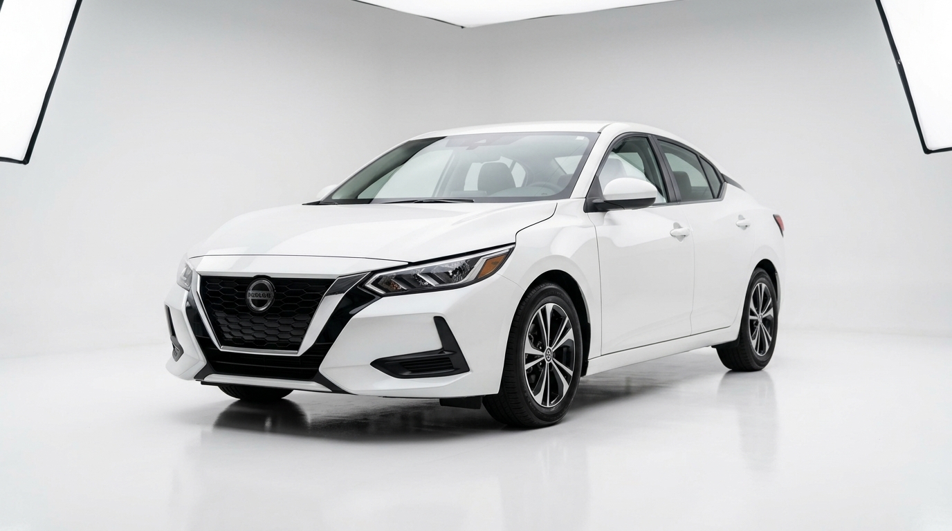 Nissan Sentra EV commercial platform, front quarter view